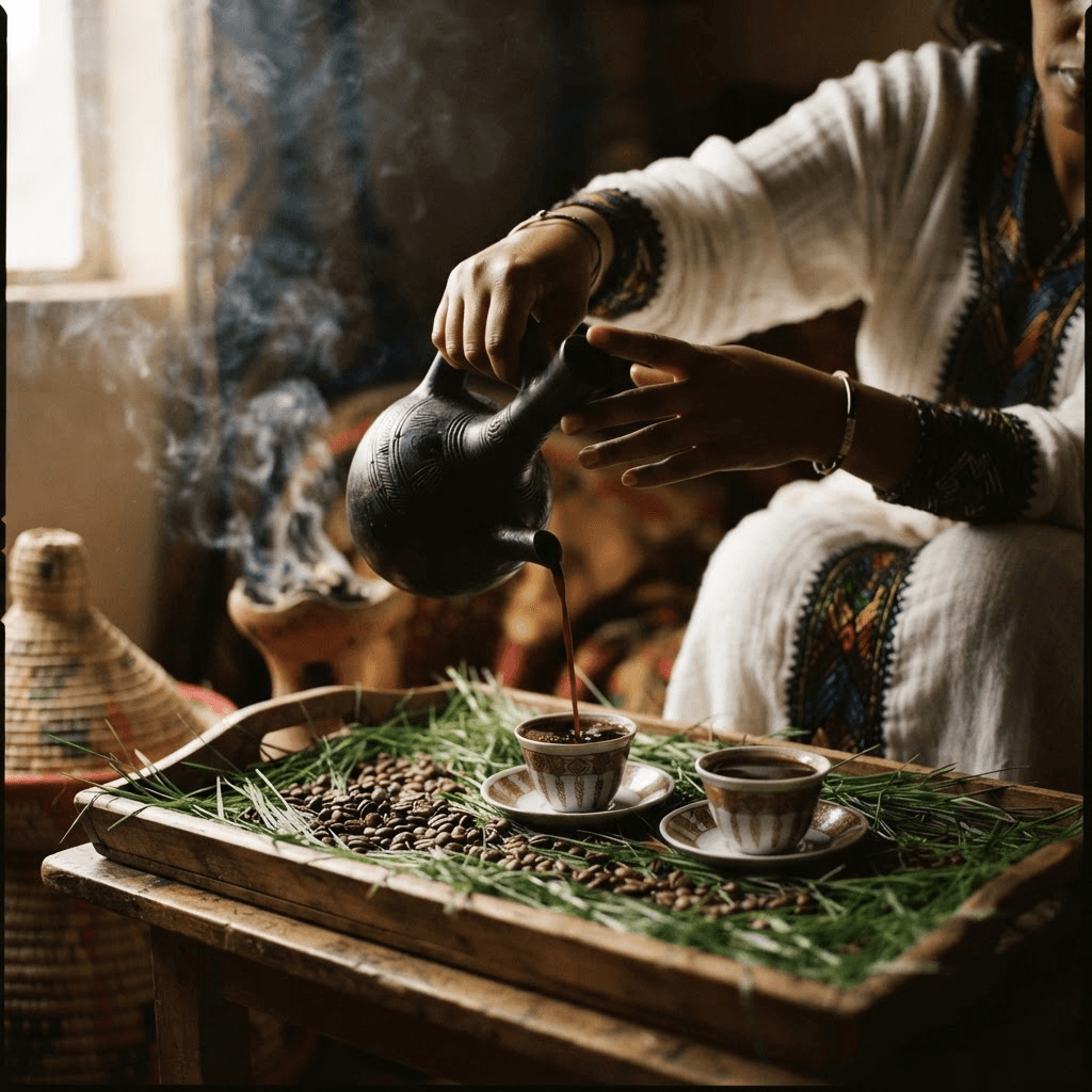 The coffee ceremony is not a performance